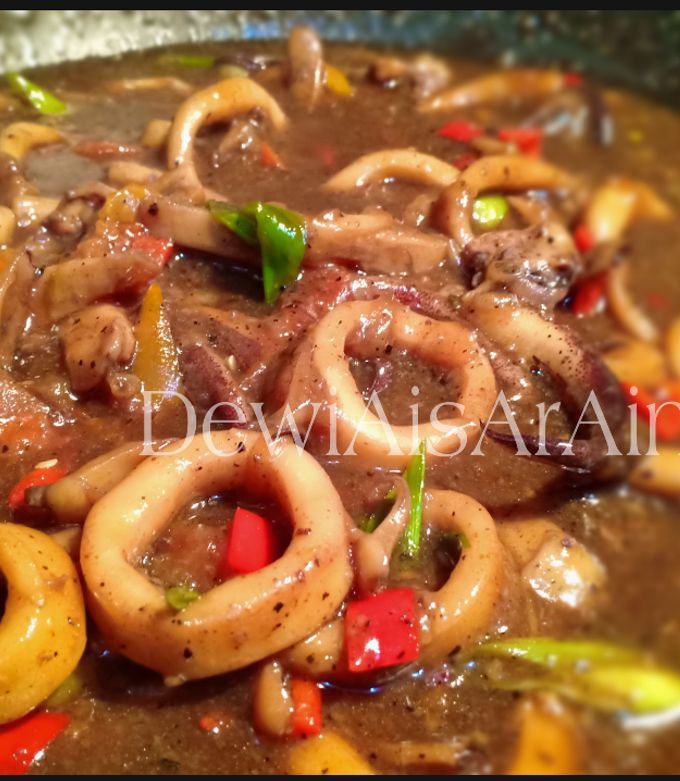 Foto resep Sotong Lada Hitam