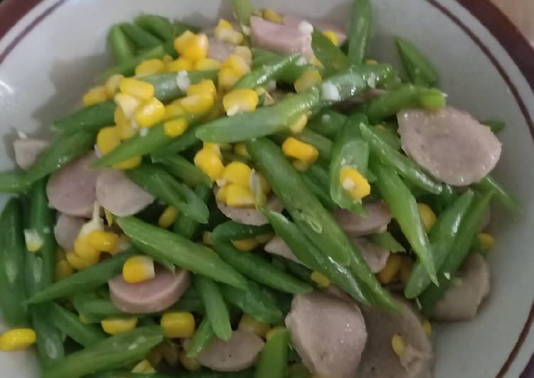 Resep Tumis Buncis Jagung Manis, Lezat Sekali