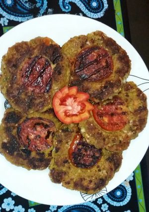 A picture of Sizzzling Mutton Kebab.