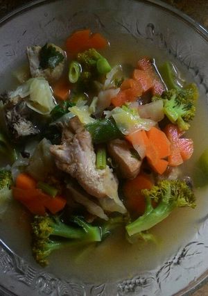 Foto resep Sup ayam brokoli