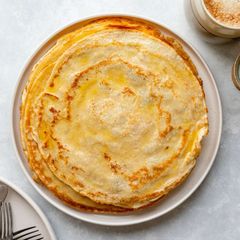 A picture of Bondibaiy (sweet pancake) (Maldives).