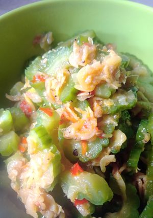 Foto resep Tumis Pare+Ebi
