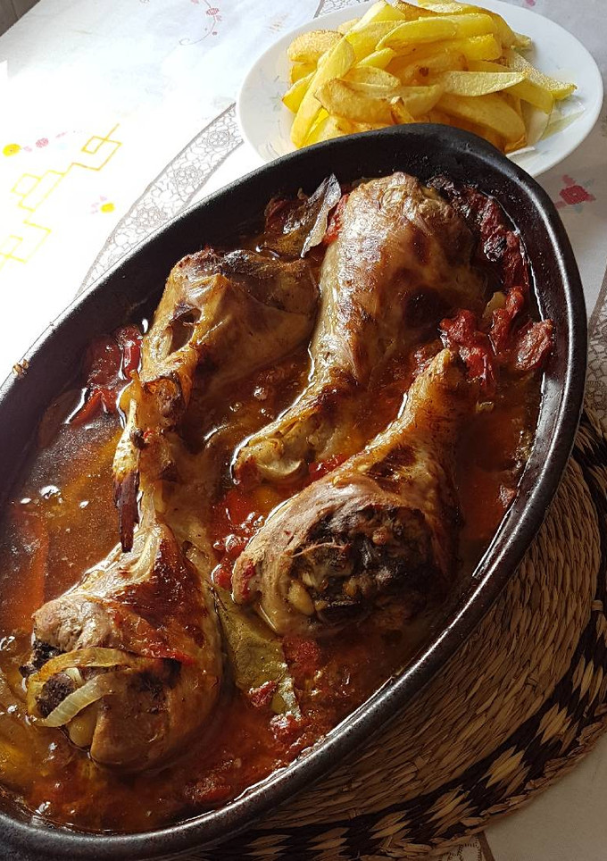 Una foto de Pavo al horno