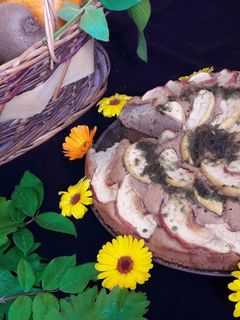 عکسی از دستور کیک سیب دارچین دلبر😋