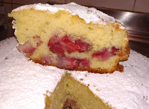 Una foto de Torta de frutillas