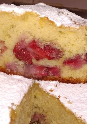 Una foto de Torta de frutillas