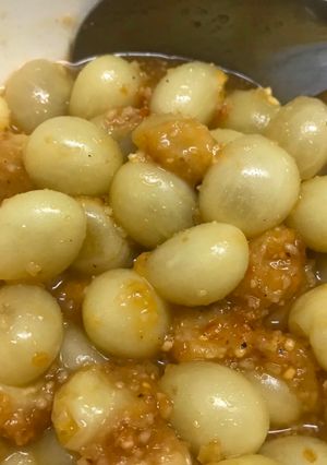 Hình của món Dâu da lắc muối tôm tây ninh.