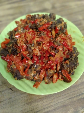Cara Mudah Membuat Resep Daging dendeng sapi balado,praktis.. yang Lezat