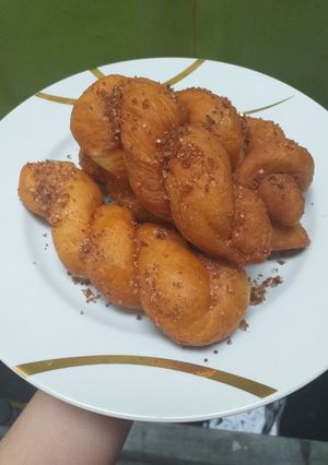 Foto resep Twisted korean doughnuts
