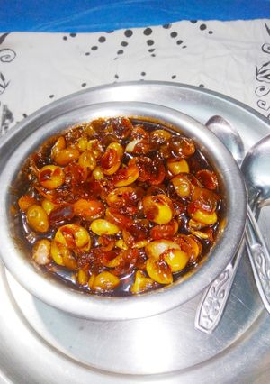 A picture of Sweet and Tangy Karonda Chutney.