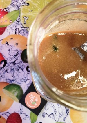 Une photo de 🍃Vinaigrette au basilic