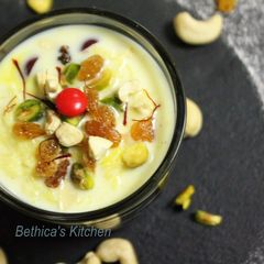A picture of Idiyappam Payasam.