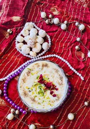 मखाने की खीर (makhane ki kheer recipe in Hindi) रेसिपी मुख्य फोटो