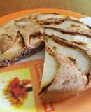 TORTA INVERTIDA DE PERA. Sin harinas, sin azúcar, sin lácteos 😋