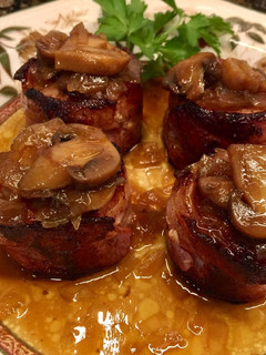 Una foto de Solomillo de cerdo en salsa Pedro Ximénez