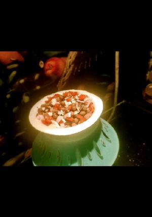 A picture of Black Chickpeas Salad.