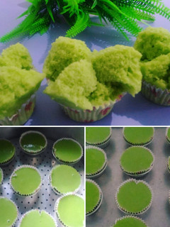Foto resep Bolu Pandan kukus Mekar