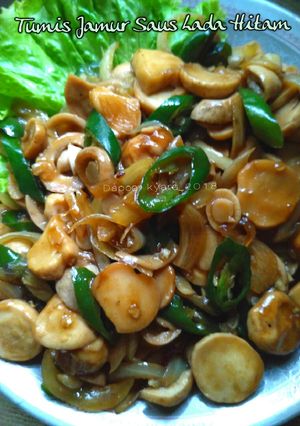 Foto resep Tumis Jamur Saus Lada Hitam