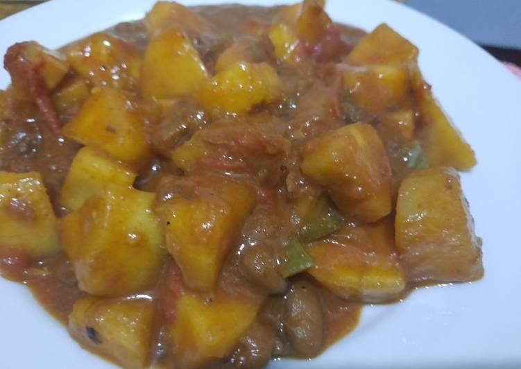 Katogo(cassava and beans)