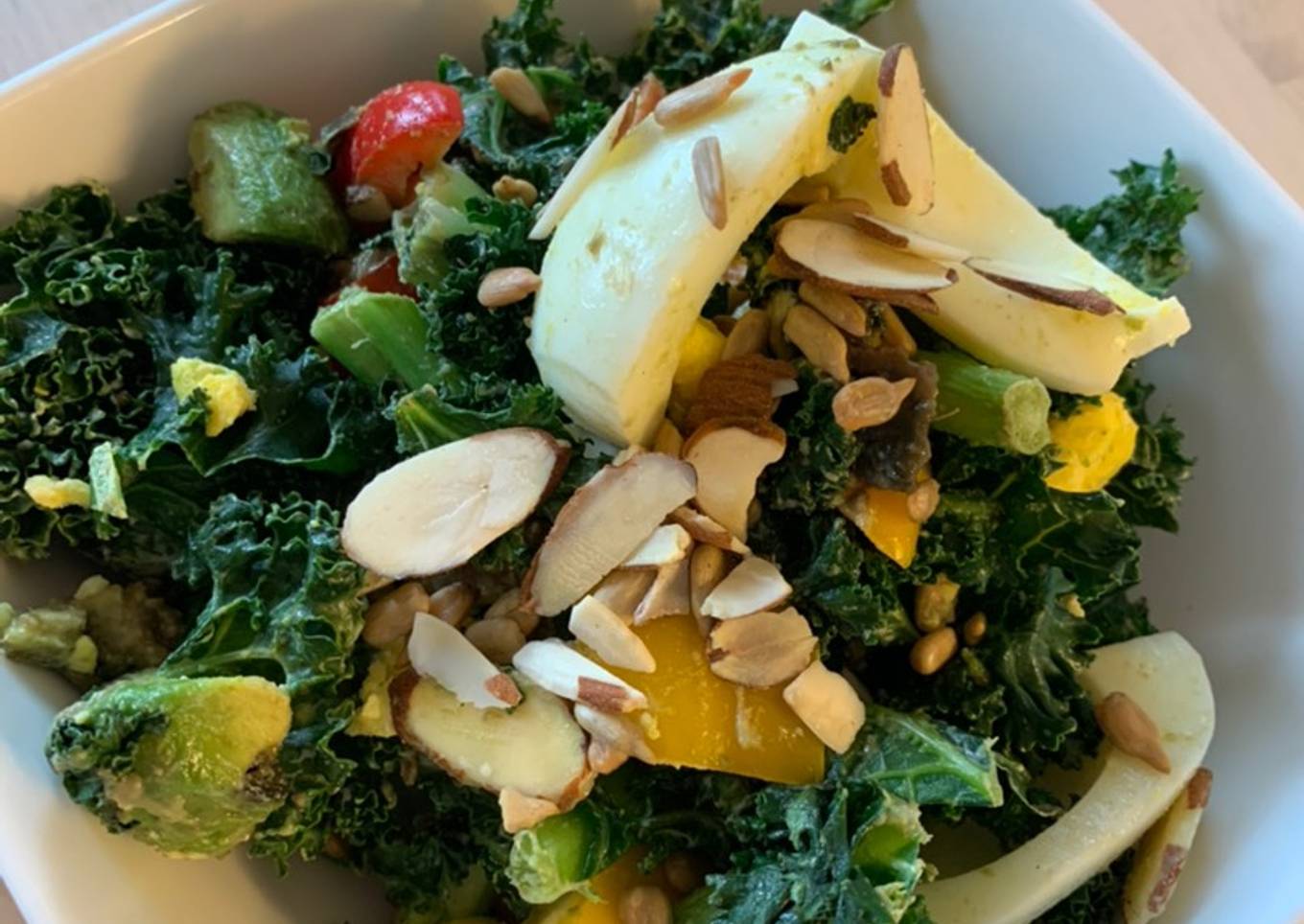 Warm cabbage salad