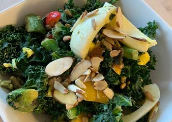 Ready to Serve Warm kale salad Very Delicious