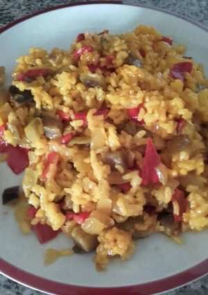 Foto principal de Paella de verduras con socarrat