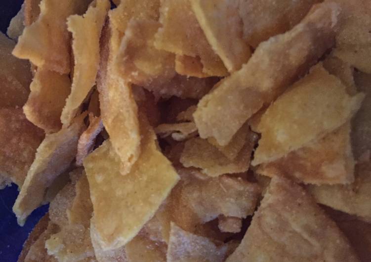 Simple Way to Prepare Ultimate Garlic Tortilla chips