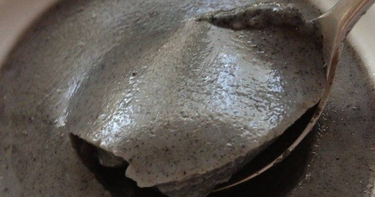 Black Sesame Seeds Pudding in 5 Minutes Recipe by cookpad.japan Cookpad