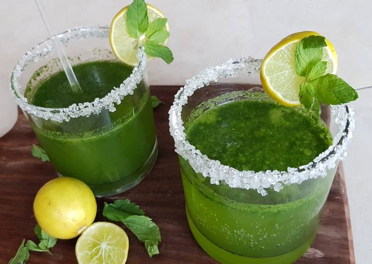 How to Prepare Perfect Mint Cooler / Mint mocktail
