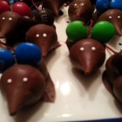 A picture of Christmas Mice.