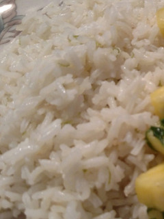A picture of Lime Coconut Jasmine Rice.