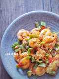 Asam Pedas Tumis Pare Belut dan Udang