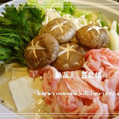 A picture of Really Delicious Soy Milk Nabe (Hotpot).