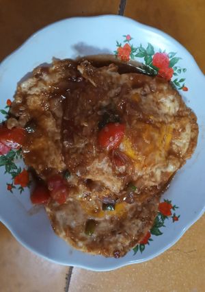 Foto resep Telur ceplok asam manis
