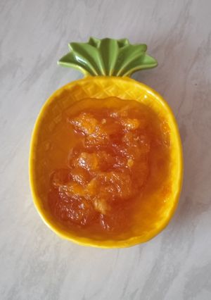 O poză a rețetei Dulceata de portocale.