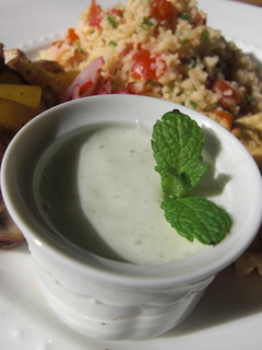 A picture of Yogurt-Mint Sauce: A Taste of India.