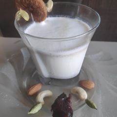 A picture of Dry fruit Milk Shake🥛.