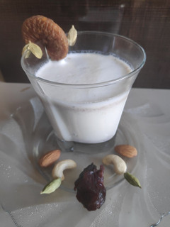 A picture of Dry fruit Milk Shake🥛.