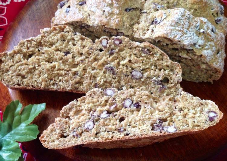 Recipe of Speedy Whole Wheat Flour &amp; Adzuki Sakekasu Soda Bread