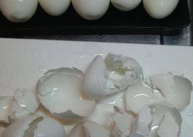 Recipe: Appetizing Foolproof Smooth and Flawless Boiled Eggs