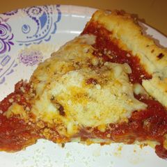 A picture of Best deep dish pan pizza.