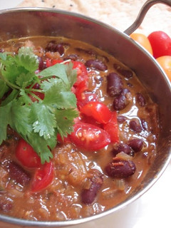 A picture of Rajma - Red Kidney Bean Indian Curry.