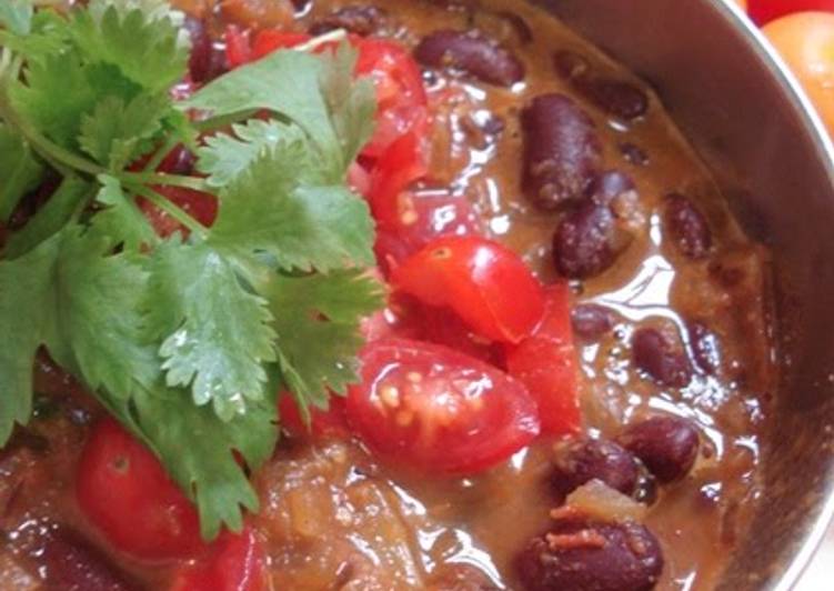 Easy Rajma - Red Kidney Bean Indian Curry