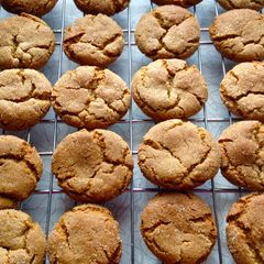 A picture of Grandma M.'s Gingersnap Cookies.