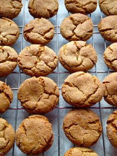 A picture of Grandma M.'s Gingersnap Cookies.