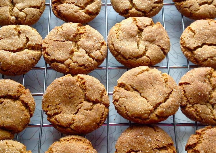 Steps to Make Ultimate Grandma M.’s Gingersnap Cookies