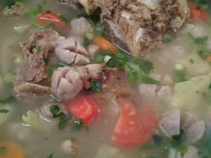 Langkah Gampang Menyiapkan Resep Sop tulang sapi yang Bikin Ngiler Anti Ribet, Lezat