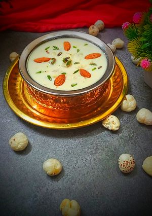 A picture of Makhana kheer.