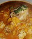 Sopita de pollo al verdeo 🍜