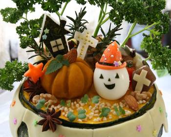 Fresh, Prepare Recipe Halloween Kabocha Squash Gratin Delicious Nutritious